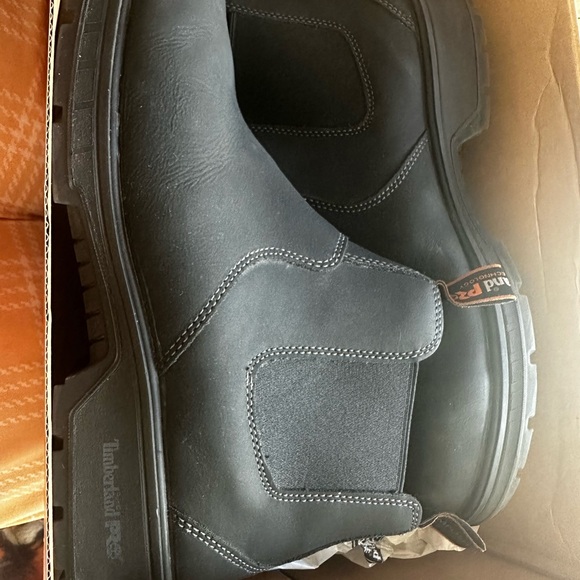Timberland PRO Men's Black Slip-On Boots - Picture 1 of 1